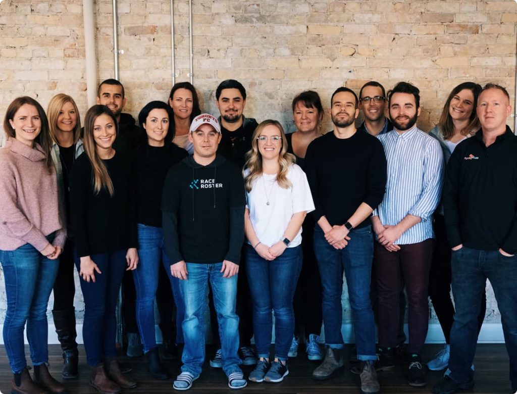 group photo of customer success team