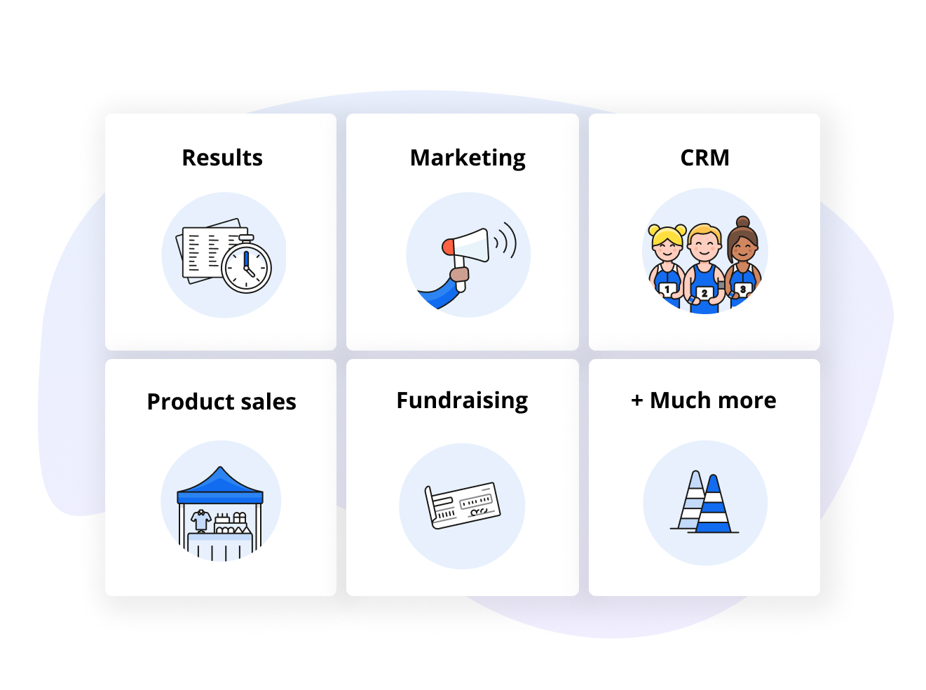 list of apps that Race Roster offers.